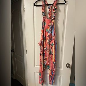 ellazhu 90s Junior Sleeveless Backless Harem Jumpsuits,Rompers and Clown Pants